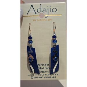 NWT Adajio by Sienna Sky blue earrings